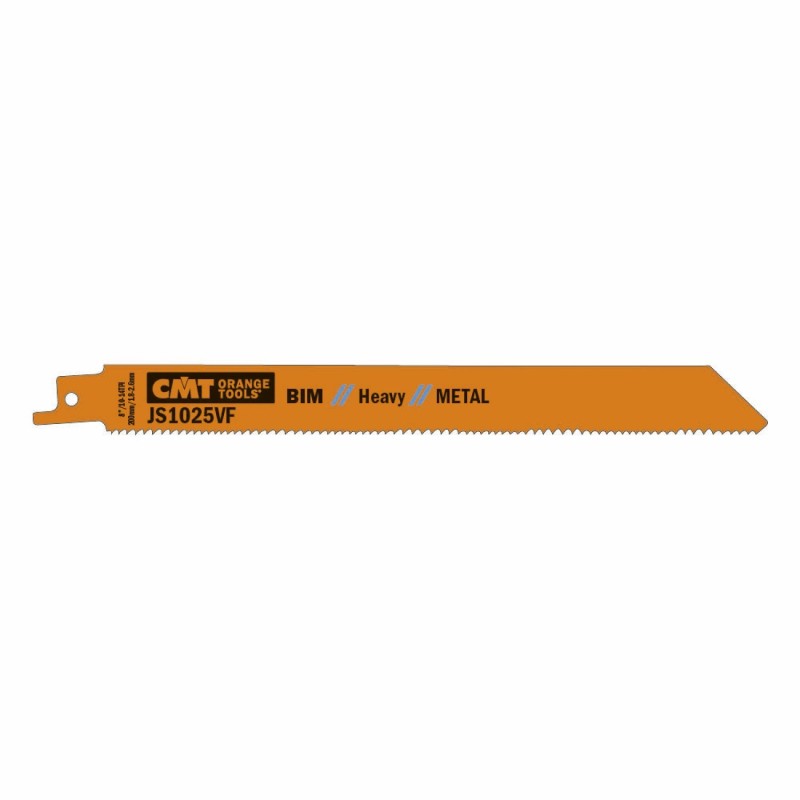5 SABRE SAW BLADES FOR METALS BIM 200x1,8-2,6-14TPI