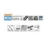 5 SABRE SAW BLADES FOR -METALS BIM 150x1,8-2,6x10-14TPI