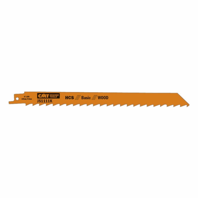 5 SABRE SAW BLADES FOR WOOD HCS 225x8,5x3TPI