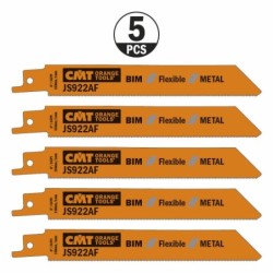 5 SABRE SAW BLADES FOR METALS BIM 150x1x24TPI