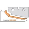 Viilungi freespea Z2 180x25x30 mm