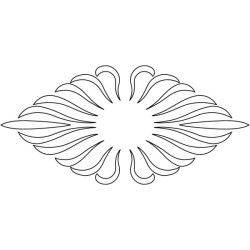 CARVER šabloon HANDLE SURROUND FLORENTINE