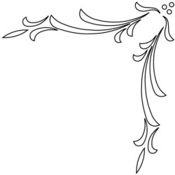 CARVER šabloon CORNER DESIGN FLORENTINE