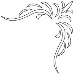 CARVER šabloon CORNER DESIGN FLORENTINE