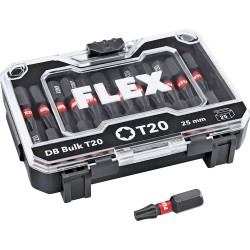 Flex DB Bulk T20-25mm VE25 Drill Bit Set