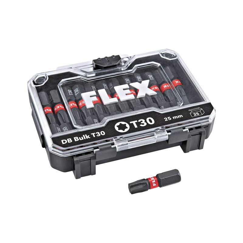 Flex DB Bulk T30-25mm VE25 drill bit set Flex DB Bulk T30-25mm VE25 drill bit set