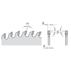 GENERAL PURPOSE SAW BLADE 136x1.5-1.0x20 Z18 ATB 15POS min. 30 pcs