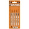 Tikksaelehed, 5 tk HCS 116x3x8TPI WOOD-STRAIGHT-FINE