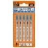 Tikksaelehed, 5 tk HSS 100x1.2-2.6x21-10TPIMETAL-STRAIGHT-FINE