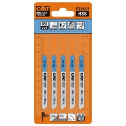 Tikksaelehed, 5 tk HSS 76x1.2x21TPI METAL-STRAIGHT-FINE