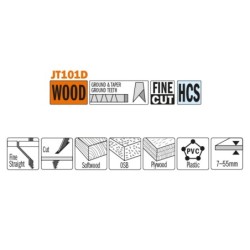 Tikksaelehed, 5 tk HCS 100X4X6TPI WOOD-STRAIGHT-FINE