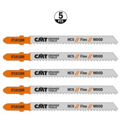2Tikksaelehed, 5 tk HCS 100x2.5X10TPI WOOD-STRAIGHT-FINE