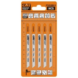 2Tikksaelehed, 5 tk HCS 100x2.5X10TPI WOOD-STRAIGHT-FINE