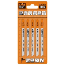 2Tikksaelehed, 5 tk HCS 100x2.5x10TPI WOOD-STRAIGHT-FINE