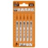2Tikksaelehed, 5 tk HCS 100x2.5x10TPI WOOD-STRAIGHT-FINE