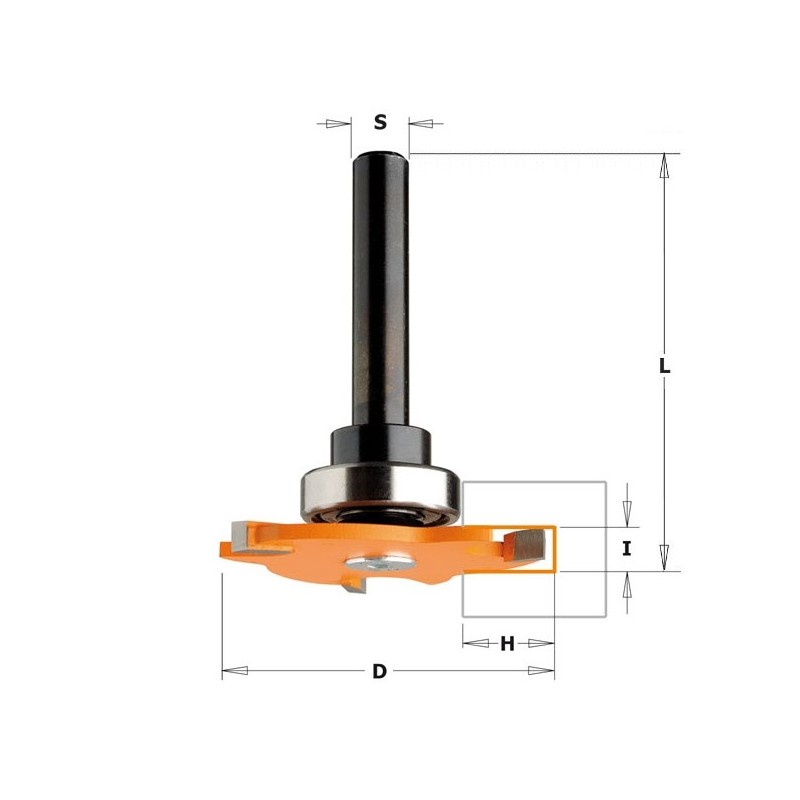 Külgserva soonefreesi komplekt Z3 HM D-47.6x3.2 S-12.7