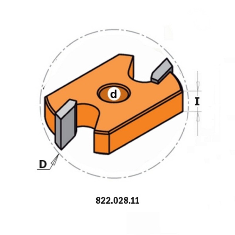 Külgserva soonefrees HM Z2 D-41x10.4 F-8