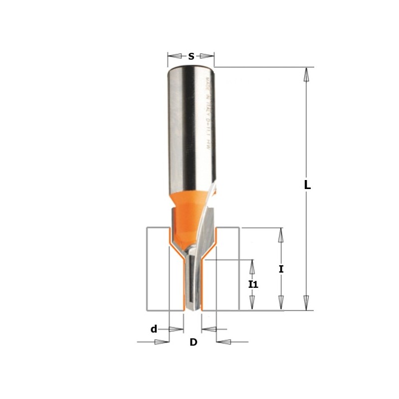 Kruvi peitesüvendi otsfrees HM S-1-2 D-7-16x13-16