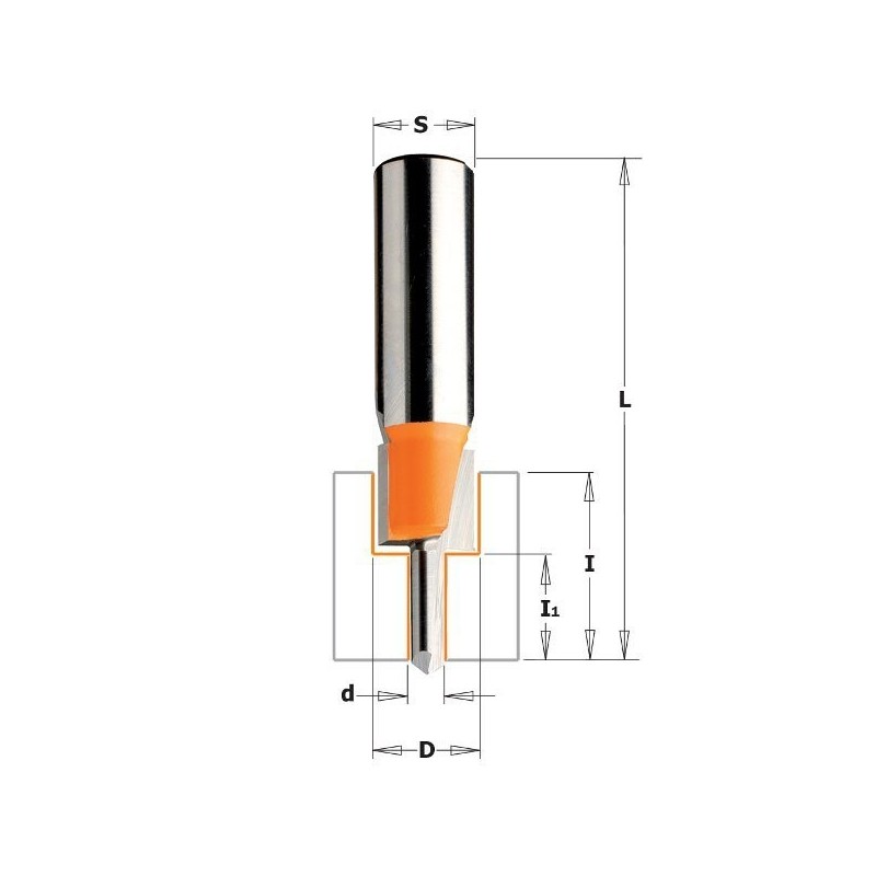 Kruvi peitesüvendi otsfrees HM S-1-2 D-1-2x15-16