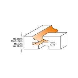 JNR OGEE RAIL  STILE SET HM S-12 D-31,75