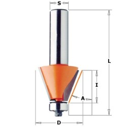 CHAMFER BIT HM S-12,7 D-38,5X22
