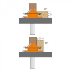 Liim-liite otsfrees HM S-12,7 D-69,9X31,7