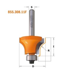 HM ROUNDOVER ROUTER BIT M S-6,35 D-25X19 R-10