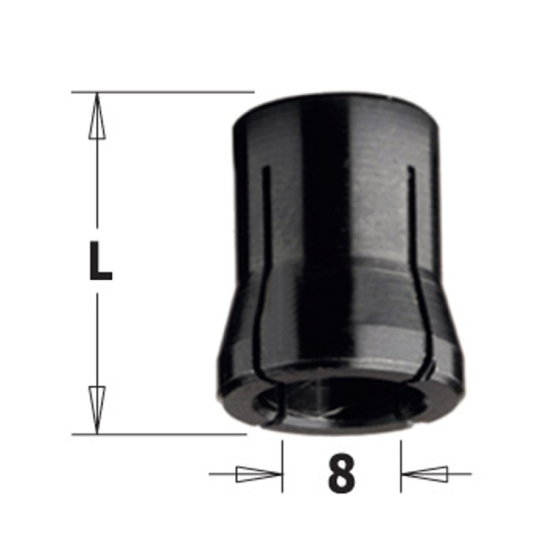 Tsang CASALS ja FREUD masinatele D-8 mm