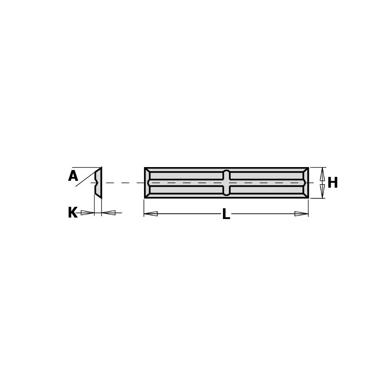 Kõvasulam pöördtera 50x5.5x1.1 mm Z4-35