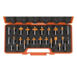 26-PIECE SUPER ROUTER BIT SET HM S-8