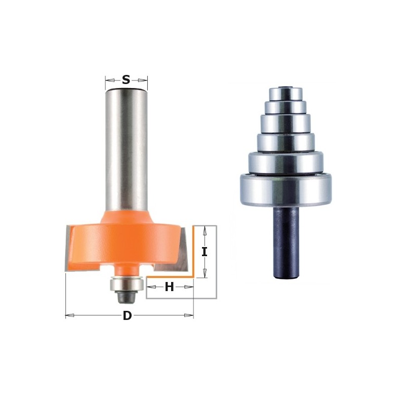 RABBETING SET W-BRNG HM S-12 D-34,9X19