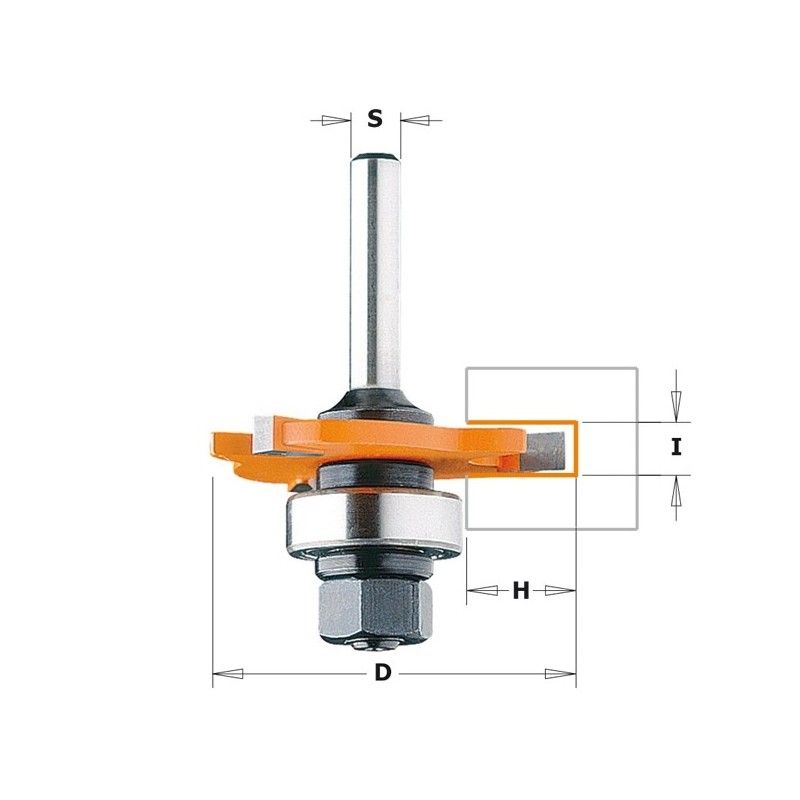 Külgserva soonefreesi komplekt Z3 HM D-47.6x3.2 S-12.7