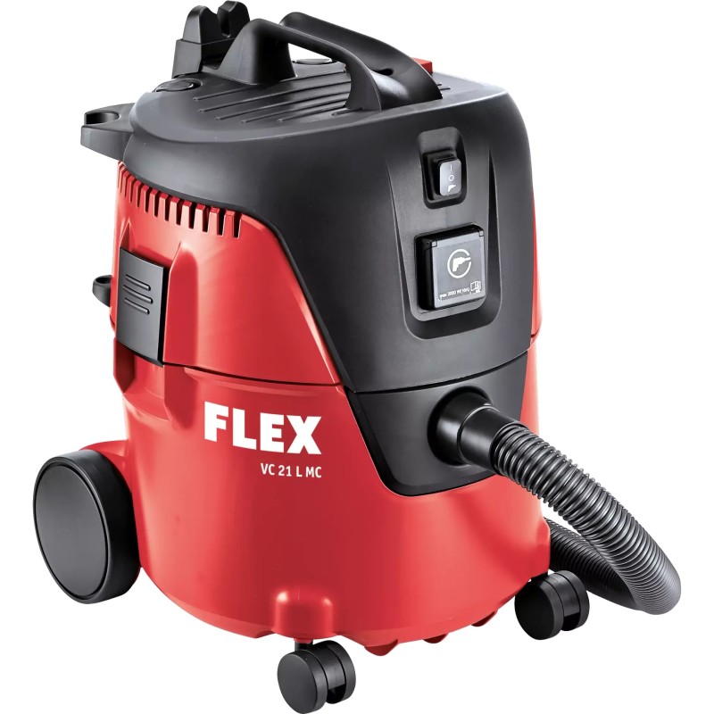 FLEX VC 21 L MC – statybinis dulkių siurblys, 20L L klasė