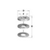 Vaheseibide komplekt tihfdiavadega D-80x35x8 mm