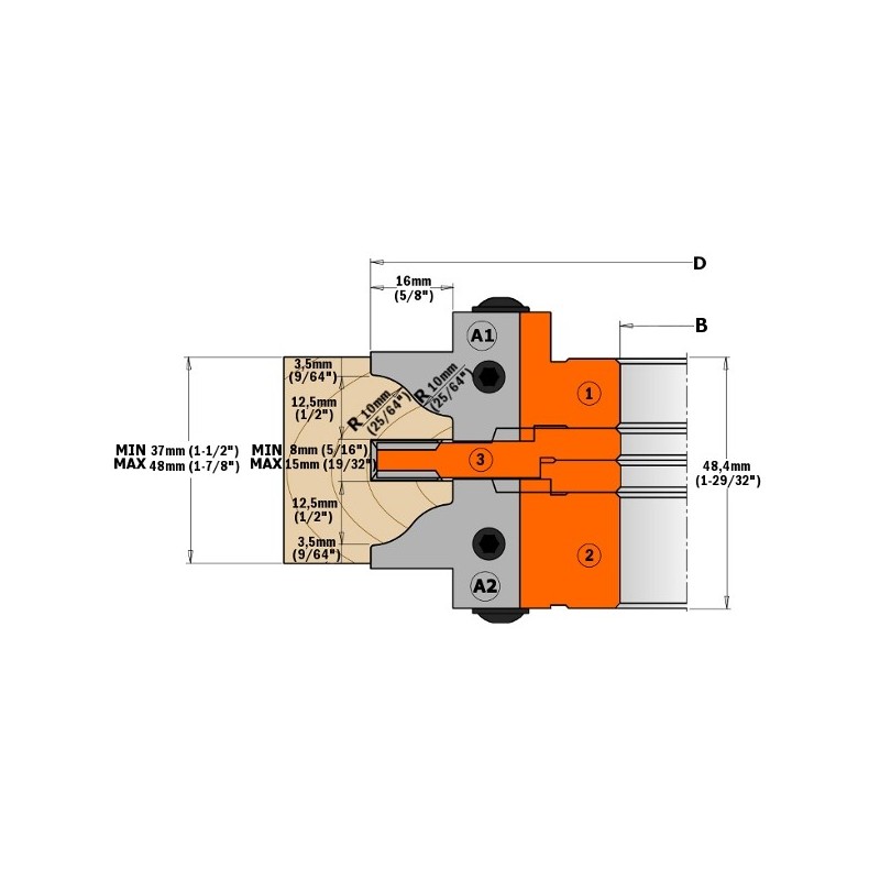 Tagavara terad, paar 25x29x2 E1 freespeale 694.015