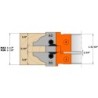 Raamukse freespea D-160x48x50 mm