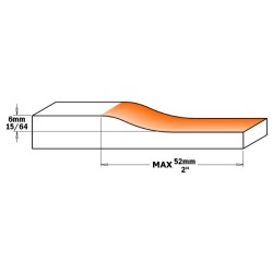 Viilungi freespea D-180x20x40 mm