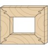Nurkliite freespea 45 D-150x29x50 mm