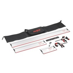 MAFELL F 80 + F 160 guide rail set – angle stop, connector, clamps and bag