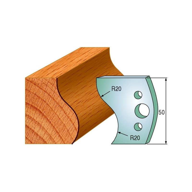 Profiilterad, paar HL 50x4 mm