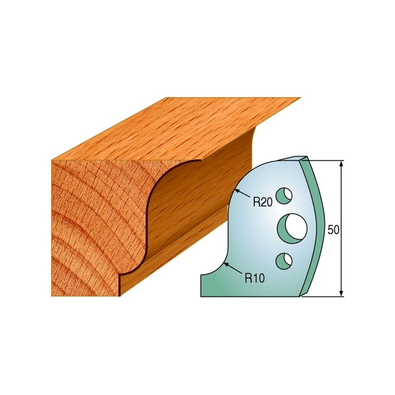 Profiilterad, paar HL 50x4 mm