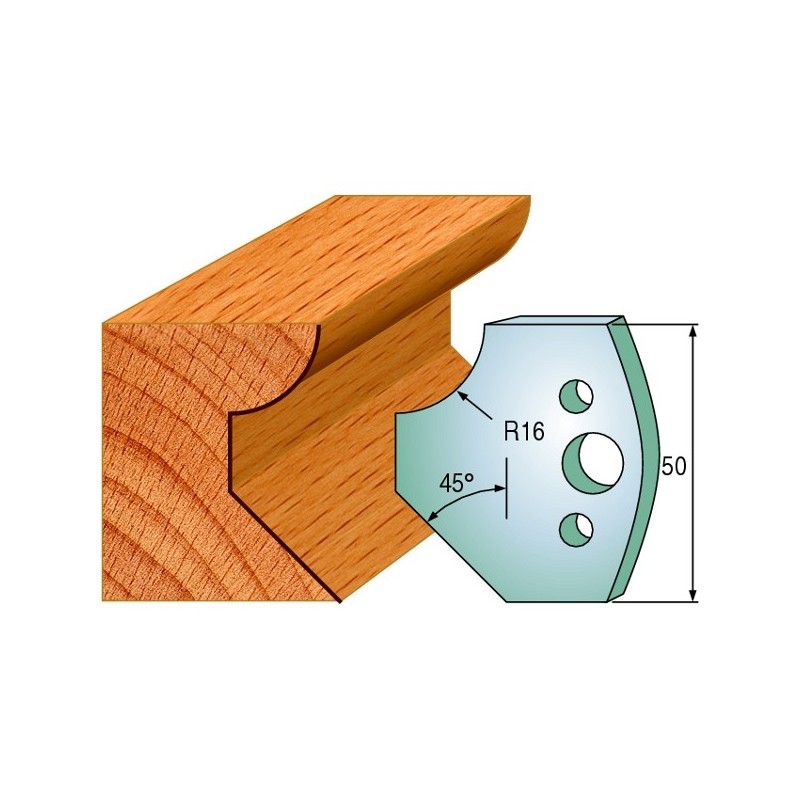Profiilterad, paar HL 50x4 mm