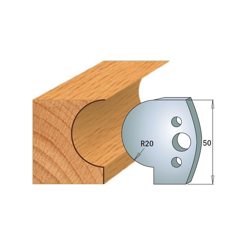 Piirajad, paar 50x4 mm