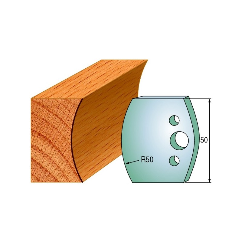 Piirajad, paar 50x4 mm