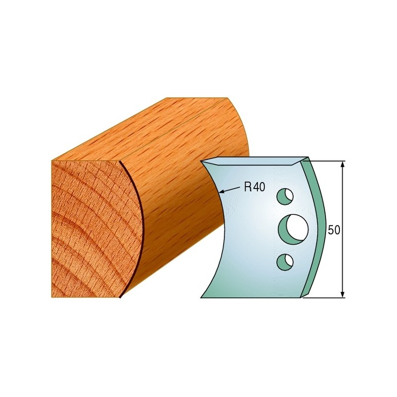 Profiilterad, paar HL 50x4 mm