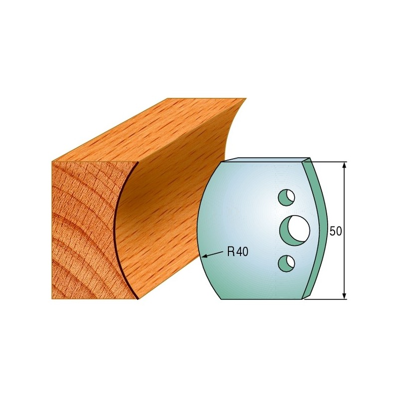 Profiilterad, paar HL 50x4 mm