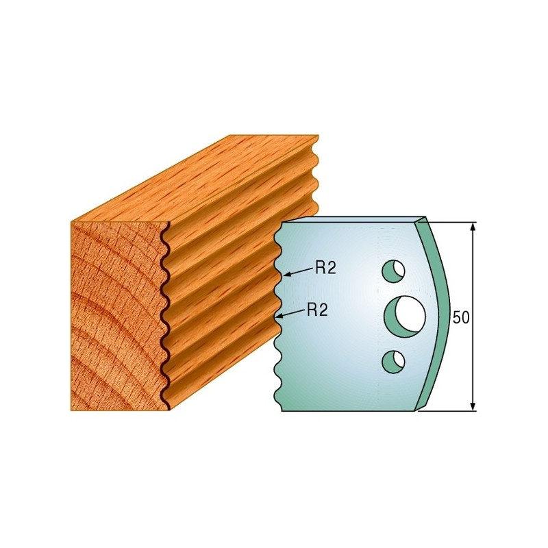 Profiilterad, paar HL 50x4 mm