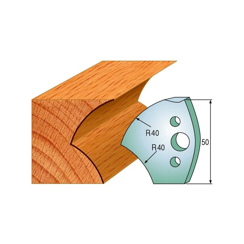 Profiilterad, paar HL 50x4 mm