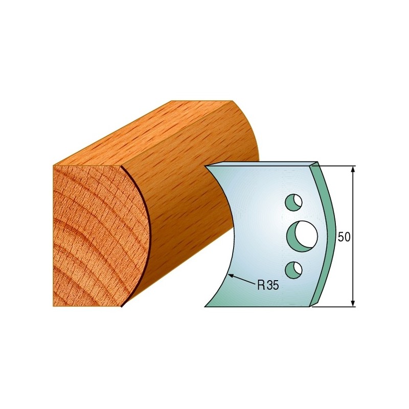 Profiilterad, paar HL 50x4 mm