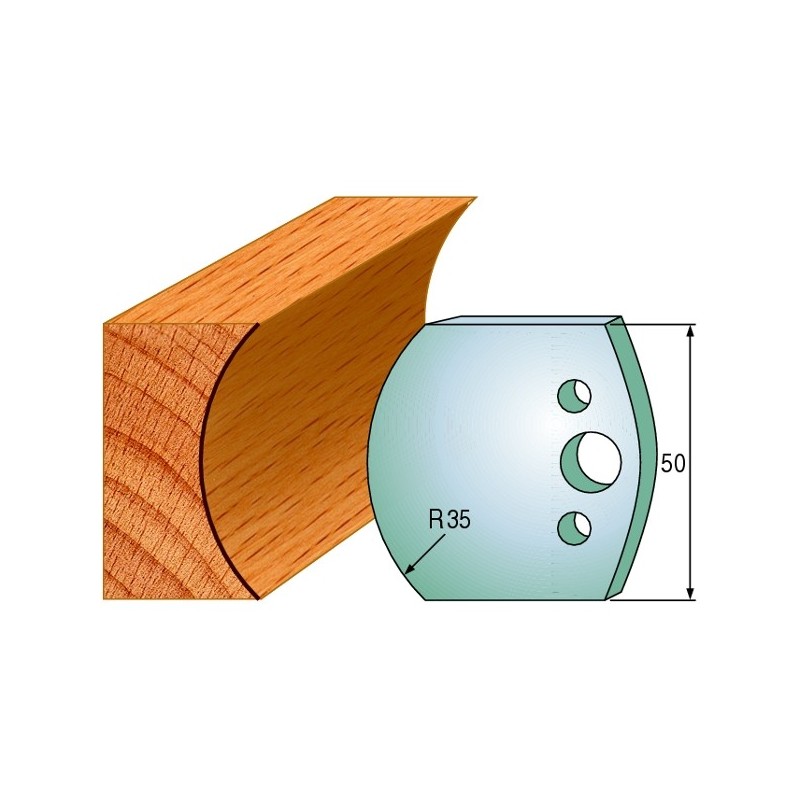 Profiilterad, paar HL 50x4 mm